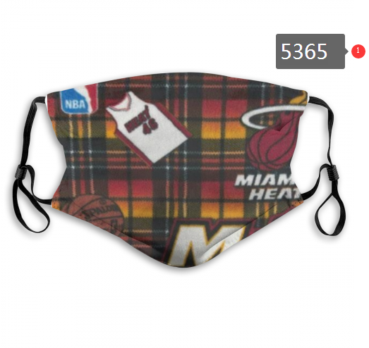 2020 NBA Miami Heat #2 Dust mask with filter-0